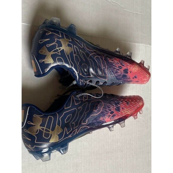 Under Armour Blur LE Drip MC Football Cleats Sz 13 - Picture 9 of 10